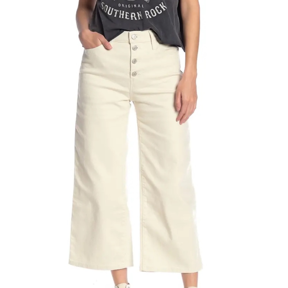 Levi’s Mile Buttons High Rise Wide Leg Jeans Sz 30